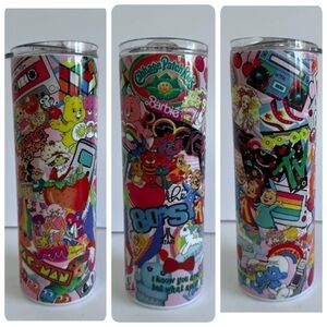 80s Retro Cartoon 20oz Skinny Tumbler